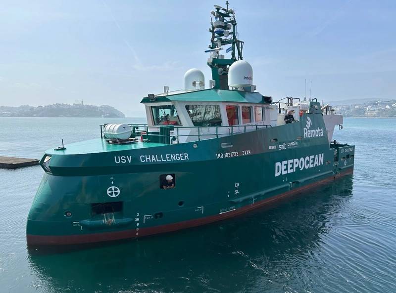 Newbuild USV Challenger Getting Ready for Remote-Controlled Subsea Work