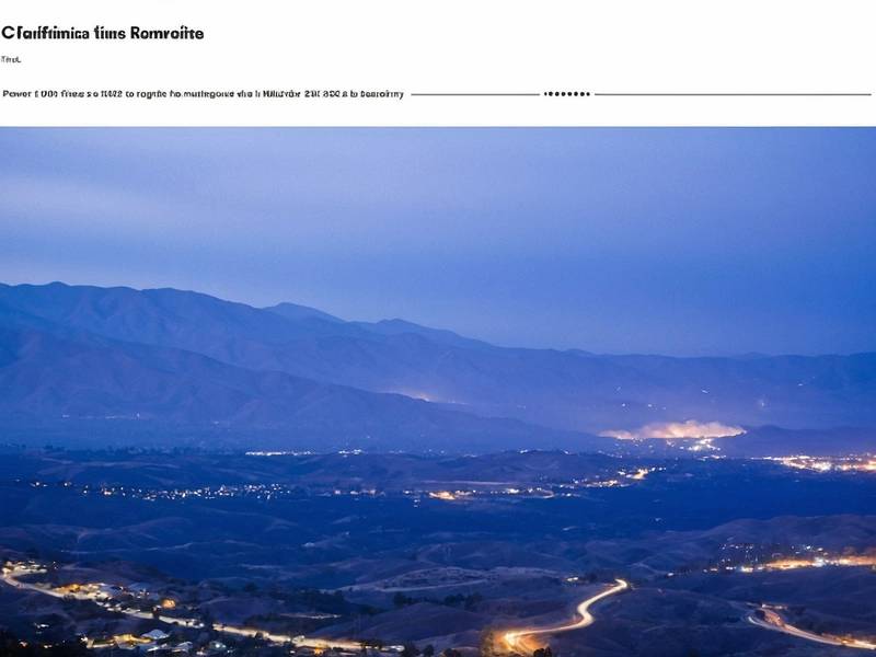 California power blackouts swell to 400,000 as fires multiply