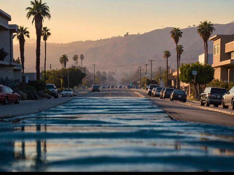 In Los Angeles, water runs short as wildfires stress out of control
