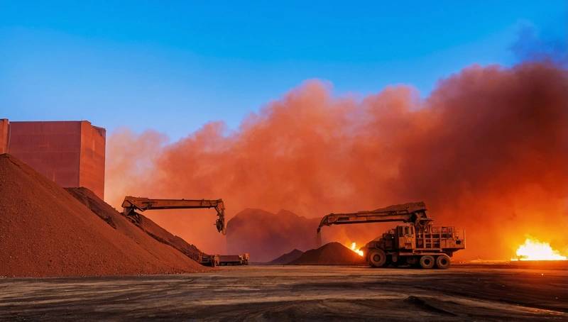 The rise in iron ore is halted after four days due to increased duties on Chinese steel
