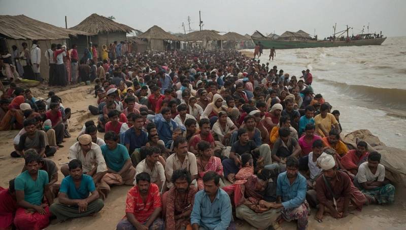 Bangladeshi migrants are at risk of abuse after being exiled from the Gulf due to climate change
