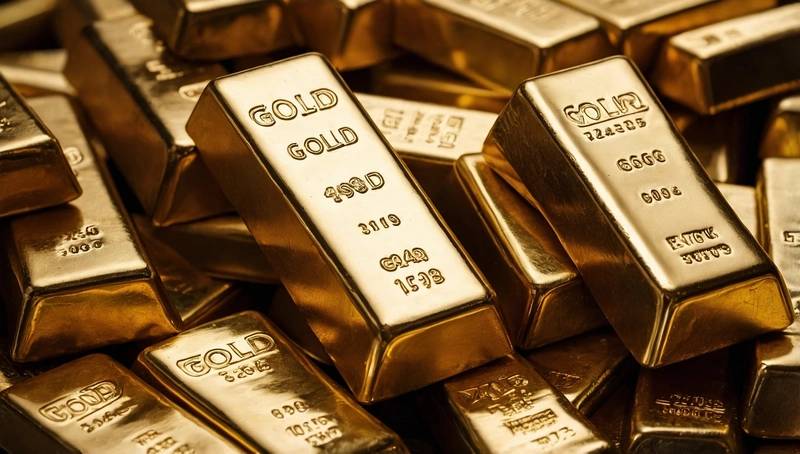 Gold rises on weaker dollar and Trump tariff threats