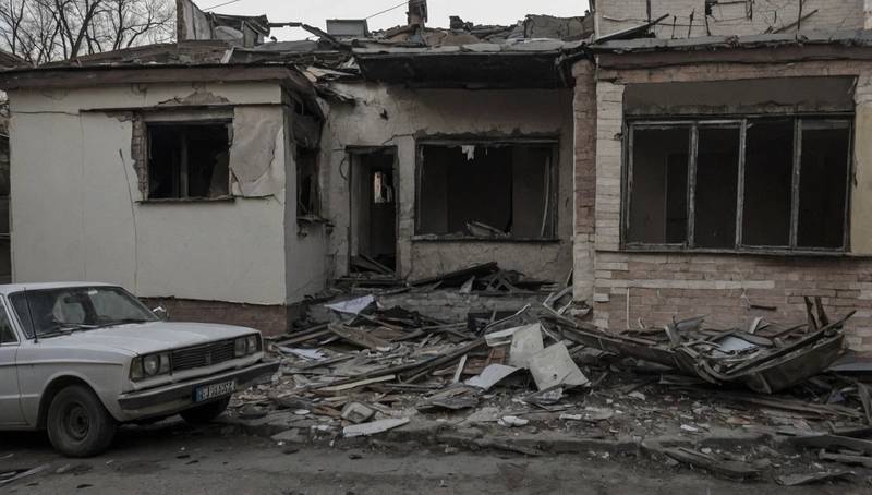 Officials in Ukraine say that Russian attacks have damaged houses in Kyiv and killed one person in Kryvyi Rih.