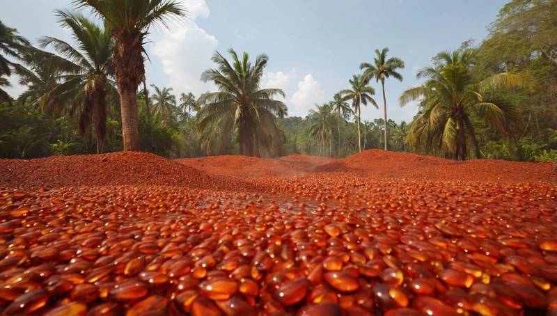 Malaysian palm oil drops, rivals follow suit