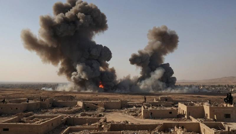 Israel attacks hit bases in central Syria and kill four in the south