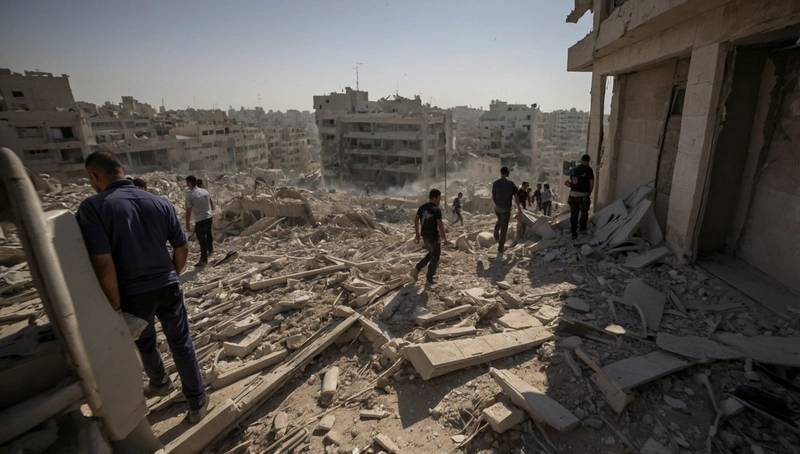 Palestinian medics report that Israeli strikes killed 14 people in Gaza the previous day.