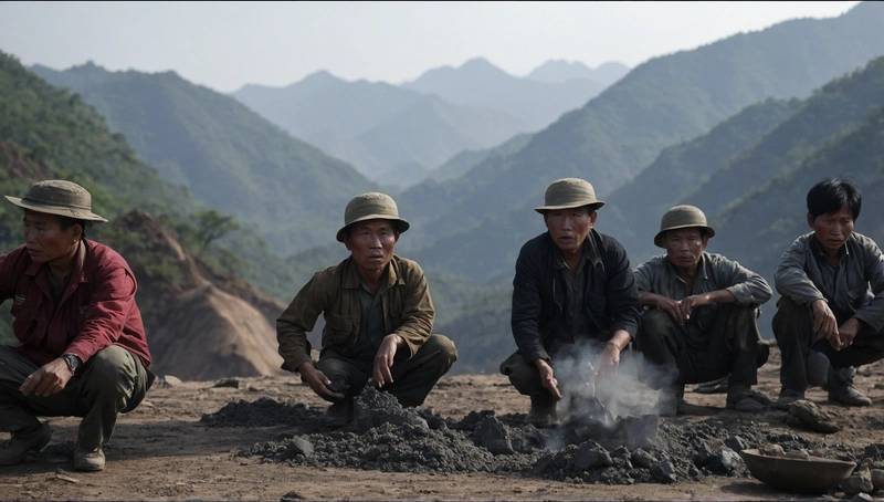 Sources say that the Myanmar rebel group permits export of rare earth inventories from China