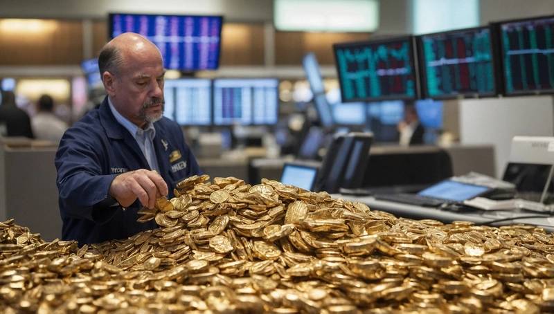 Stocks fall, gold reaches record levels as tariffs fuel recession fears