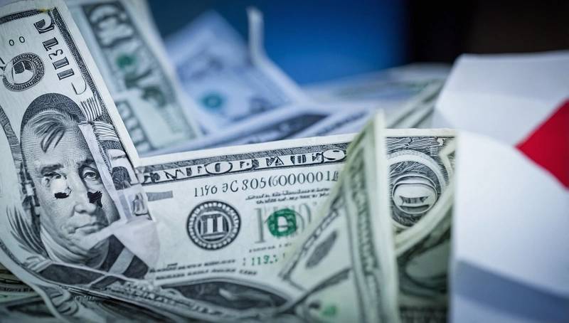 The US dollar falls as the uncertainty over tariffs weighs on the US stock market.