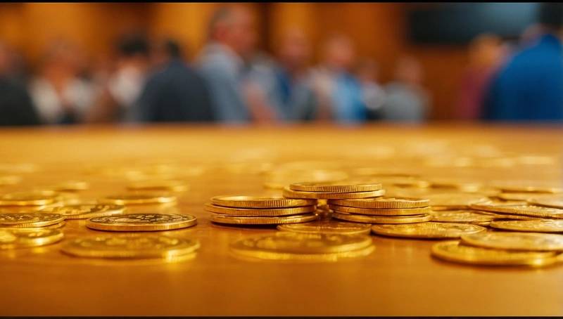 Gold's record rally stops as investors cash out gains