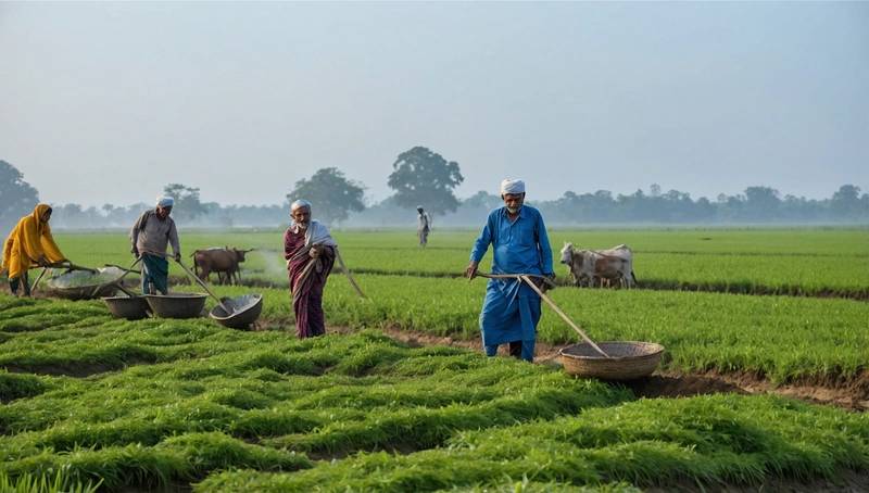 How does Bangladesh prepare farmers for the increasing salinity of soil?