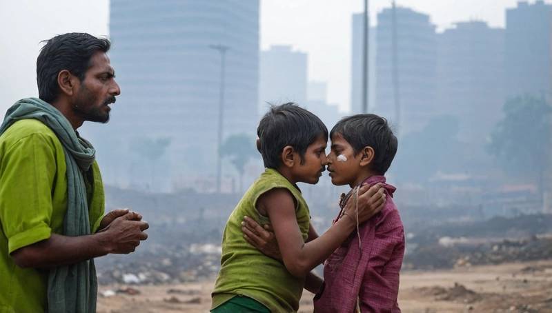 Indians suffer from respiratory problems and skin rashes after living in the world's worst polluted city