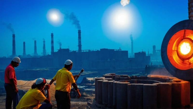 India's March Industrial Output Misses Expectations but Rebounds from 6-Month Low