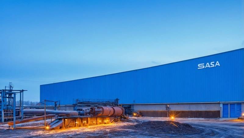 The SSAB steel company's operating profit plunged 57% due to weak market conditions