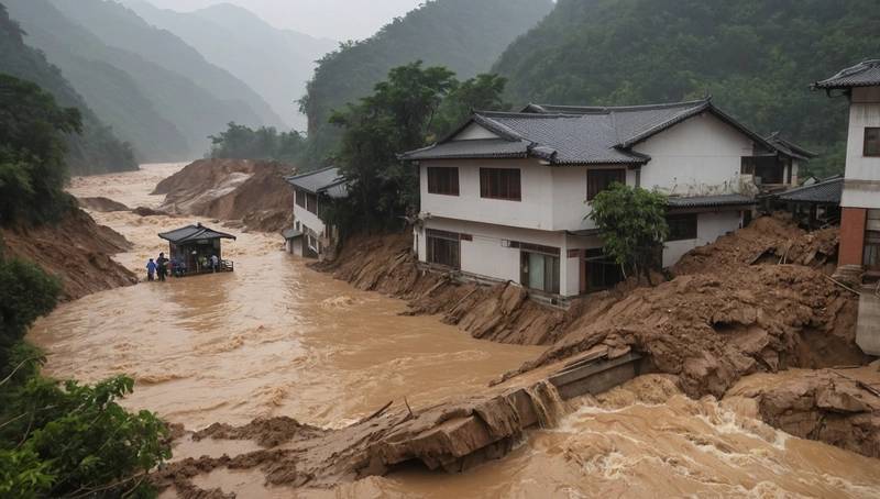 Heavy rains in southern China trigger landslides, killing two and leaving 19 others missing