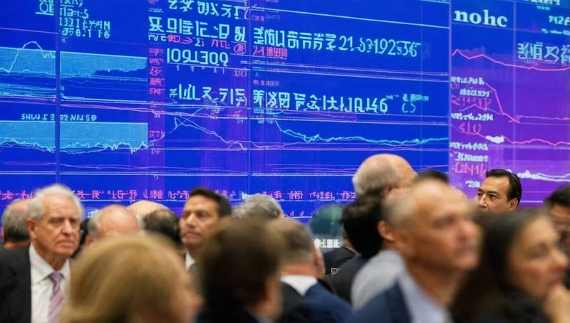 Stocks fall, yields rise; 20-year Treasury auction shows soft demand