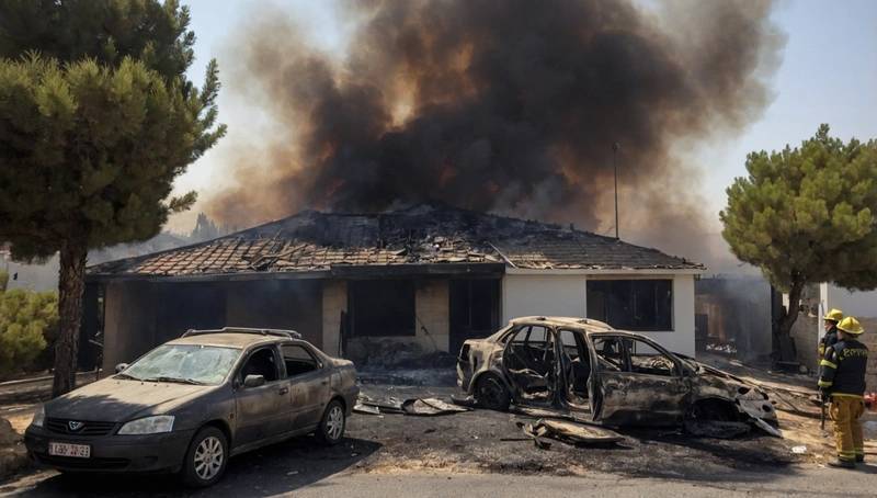 Fire in Cyprus leaves two dead and homes burning
