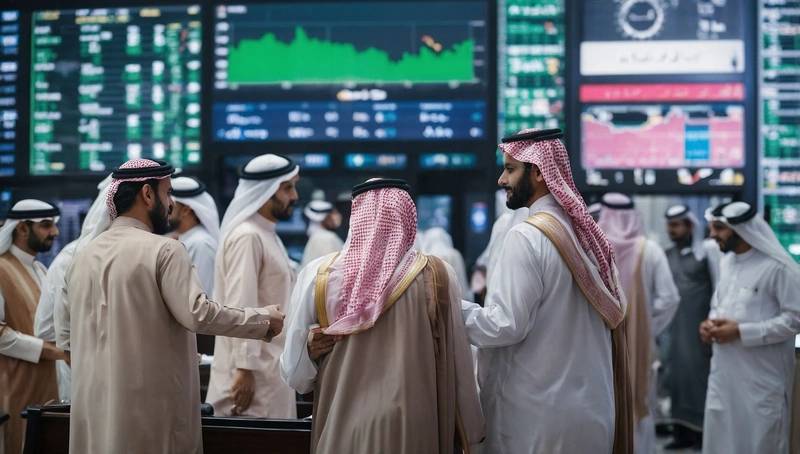 Saudi Arabia's earnings are weak and most Gulf markets follow Asian stock prices higher