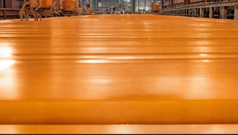 Shanghai copper hovers just below the record high, as Chinese demand increases and dollar weakens