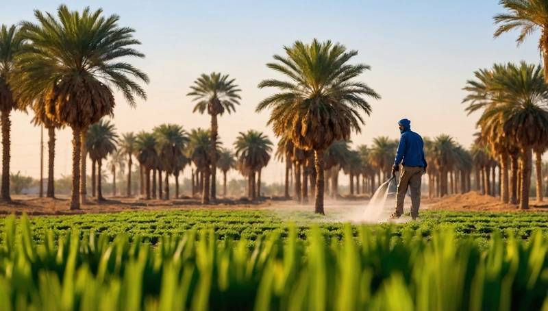 Basra grows date palms at a lab due to rising salinity levels and heat.