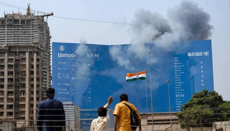 Indian shares continue to fall as the oil price surge fuels a widening Mideast conflict