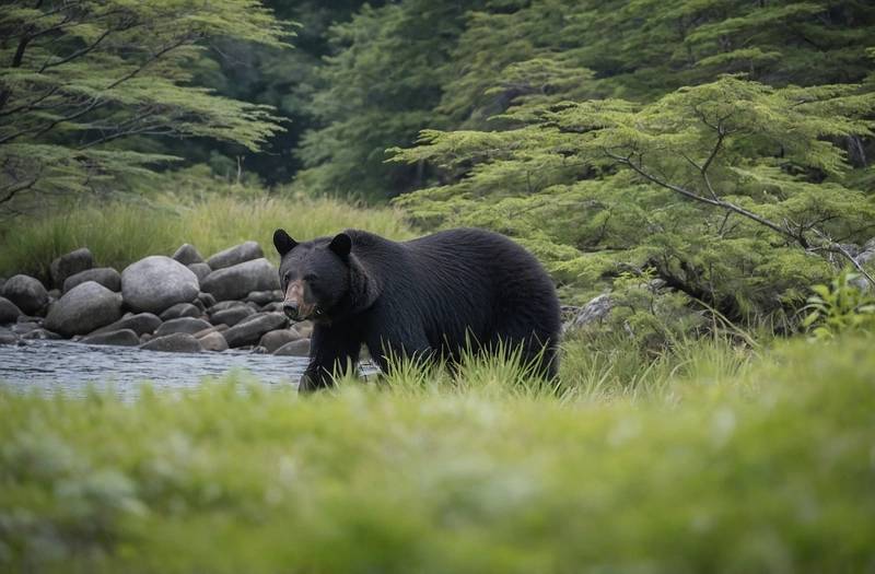 After a multi-day hunting spree, a wild black bear is captured in Japan.