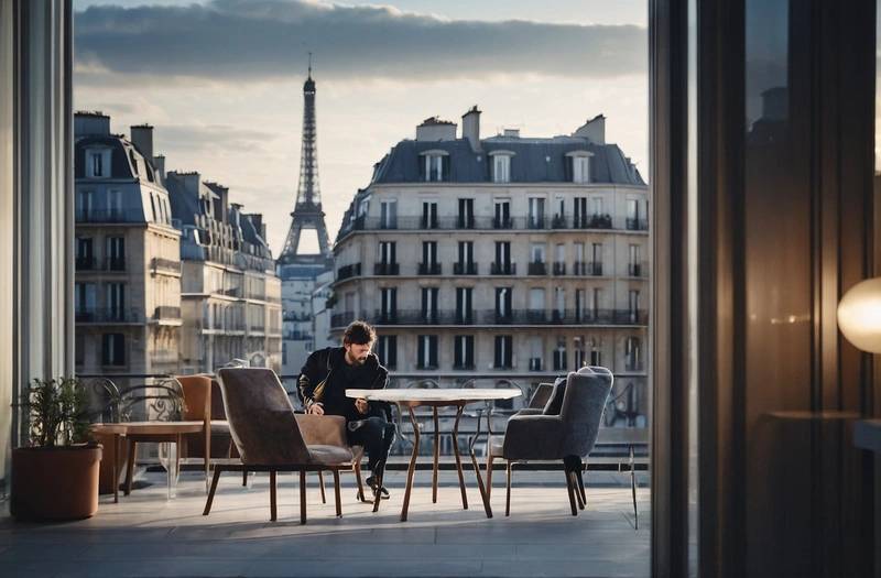 French city dwellers switch from stifling apartment to cool hotel rooms