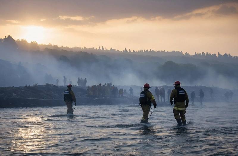 As Europe continues to heat up, wildfires in France force thousands of people to flee.