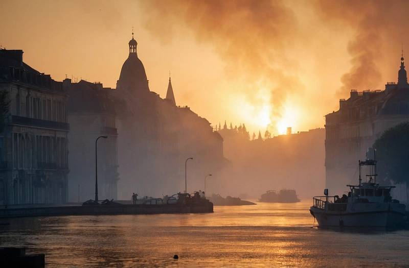 Bordeaux is threatened by wildfires as France and Spain battle the blazes