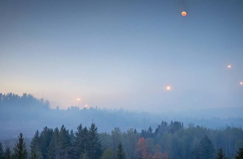 Canada wildfire smoke blankets US Midwest and Northeast with hazardous orange haze