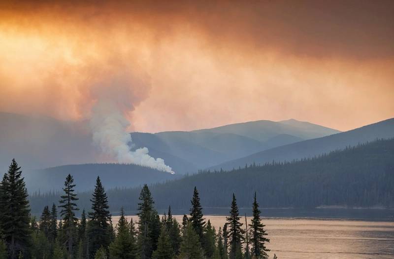 Why is the smoke from wildfires in Canada blanketing North America?