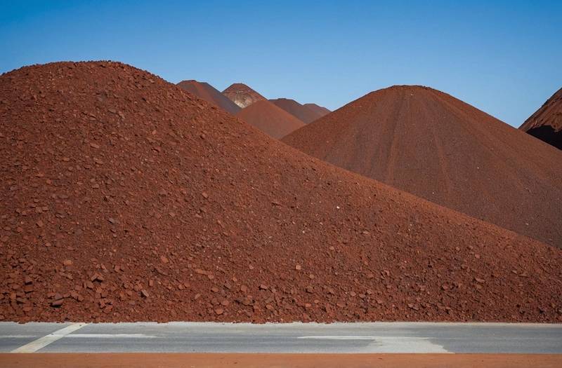 Iron ore is confined to a limited range as fears of a possible supply disruption offset weakened demand