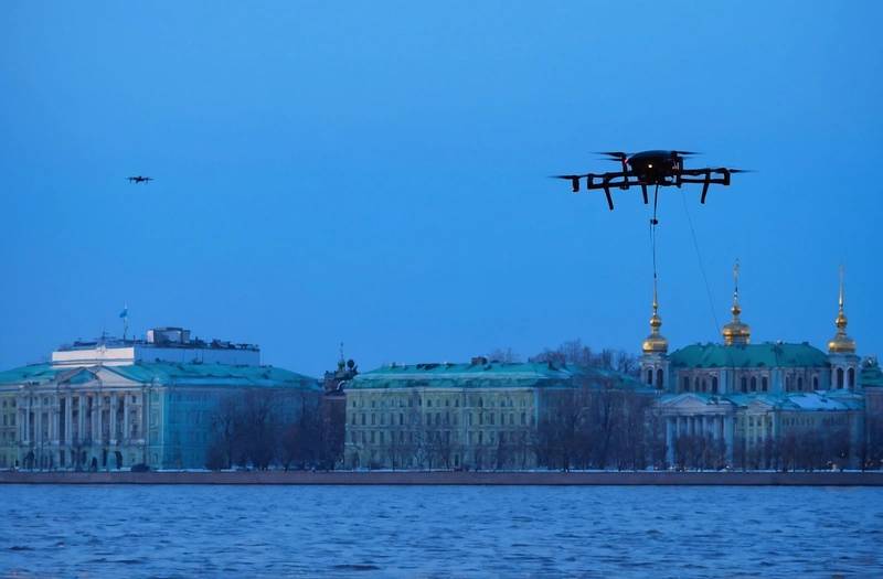 Russian officials claim that a major drone attack on St Petersburg has been carried out by Ukraine.
