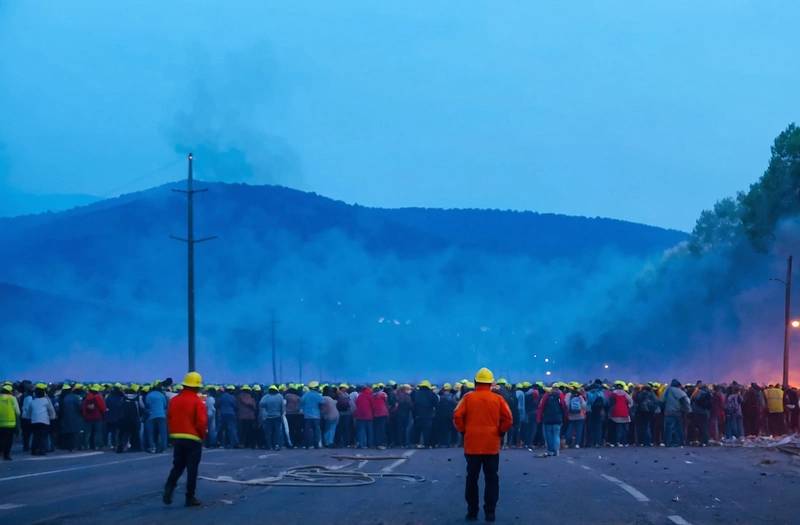 Tens of thousands of people fleeing French wildfires are filled with disappointment and fear