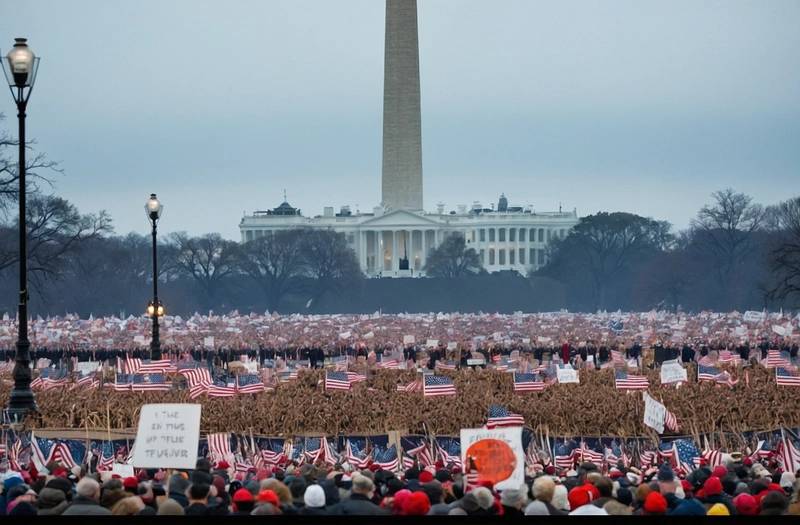 Trump will mark the 250th anniversary of US with a rally in campaign style on National Mall