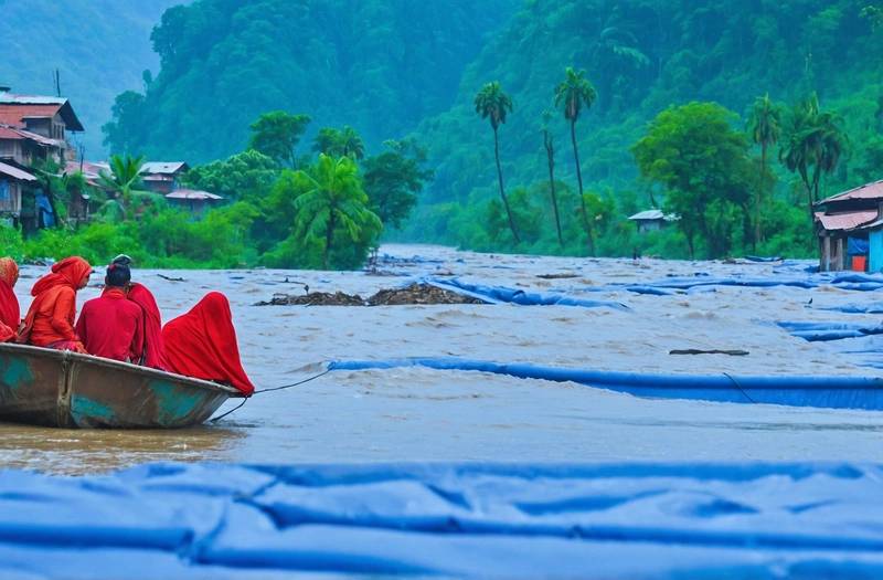 After devastating flash floods, global aid is heading to Nepal
