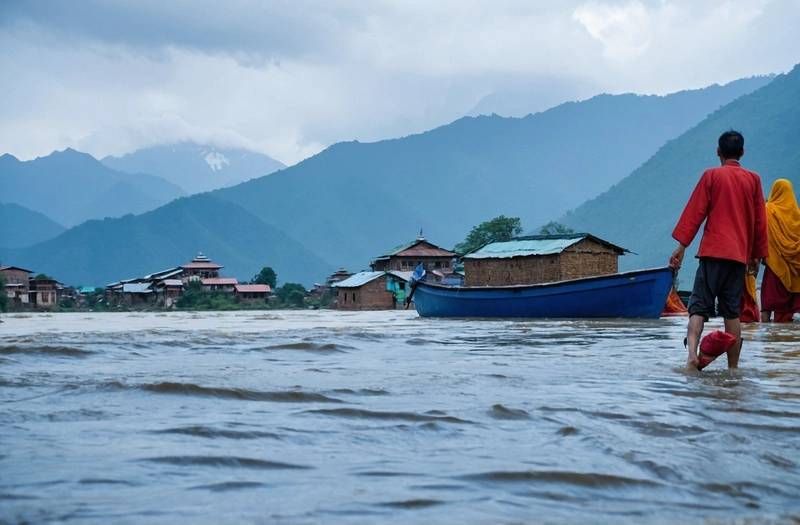 Nepal-Tibet death count 750 due to Himalayan floods, 3,000 missing
