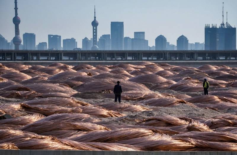 Shanghai copper prices fall as fears over rate rises offset supply support