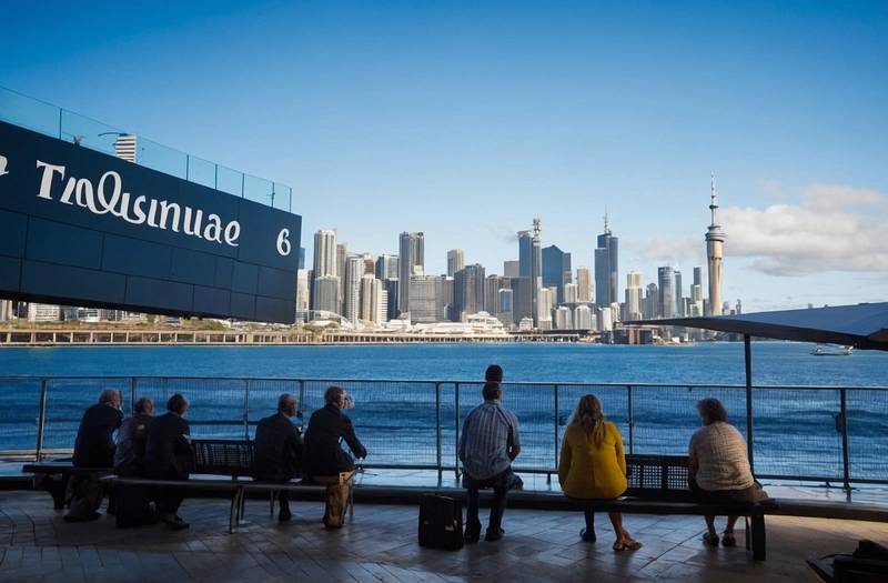 The stock market in Australia and New Zealand ends at a record high