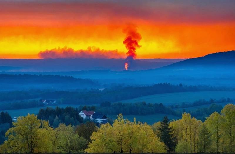Wildfires in western Germany force Germany to evacuate 2,000 people