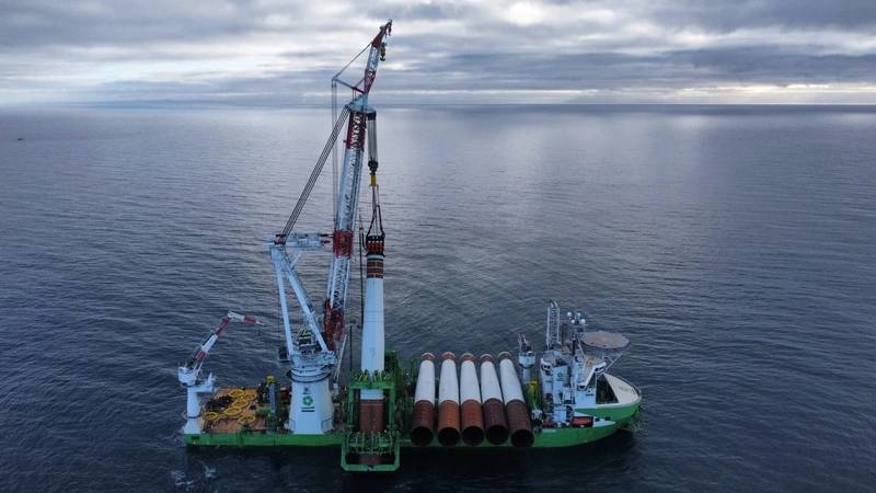 Deme Installs First Xxl Monopile For Moray West Offshore Wind Farm