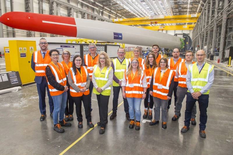 First Turbine Blade for Sofia Offshore Wind Farm Sees the Light of Day