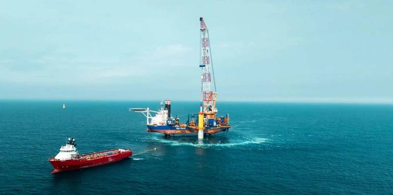 Van Oord Installs All Monopiles for Sofia Offshore Wind Farm
