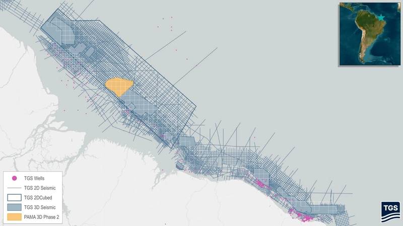 TGS Kicks Off Second Phase of Equatorial Margin Survey off Brazil