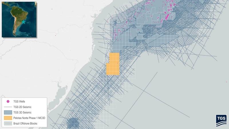 TGS Getting Ready for Multi-Client 3D Survey Offshore Brazil