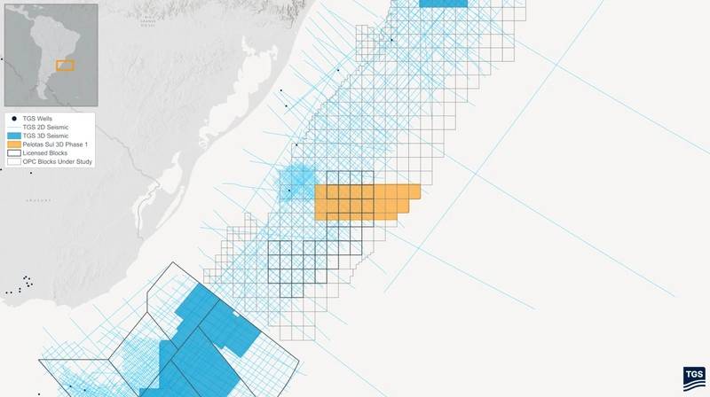 TGS, SLB Launch 3D Seismic Survey in Brazil's Pelotas Basin