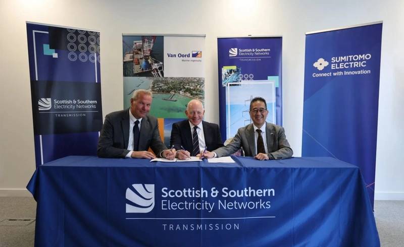 Van Oord, Sumitomo Sign HVDC Framework Deal for Scottish Interconnector
