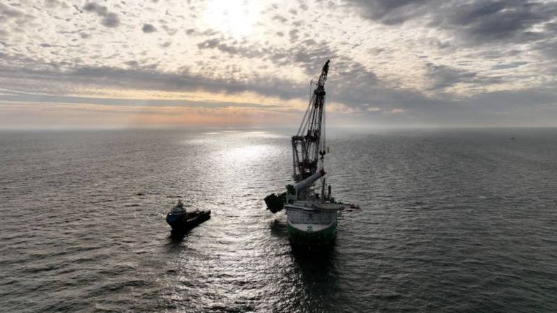 DEME Installs Final Monopile at Nordlicht I Offshore Wind Farm