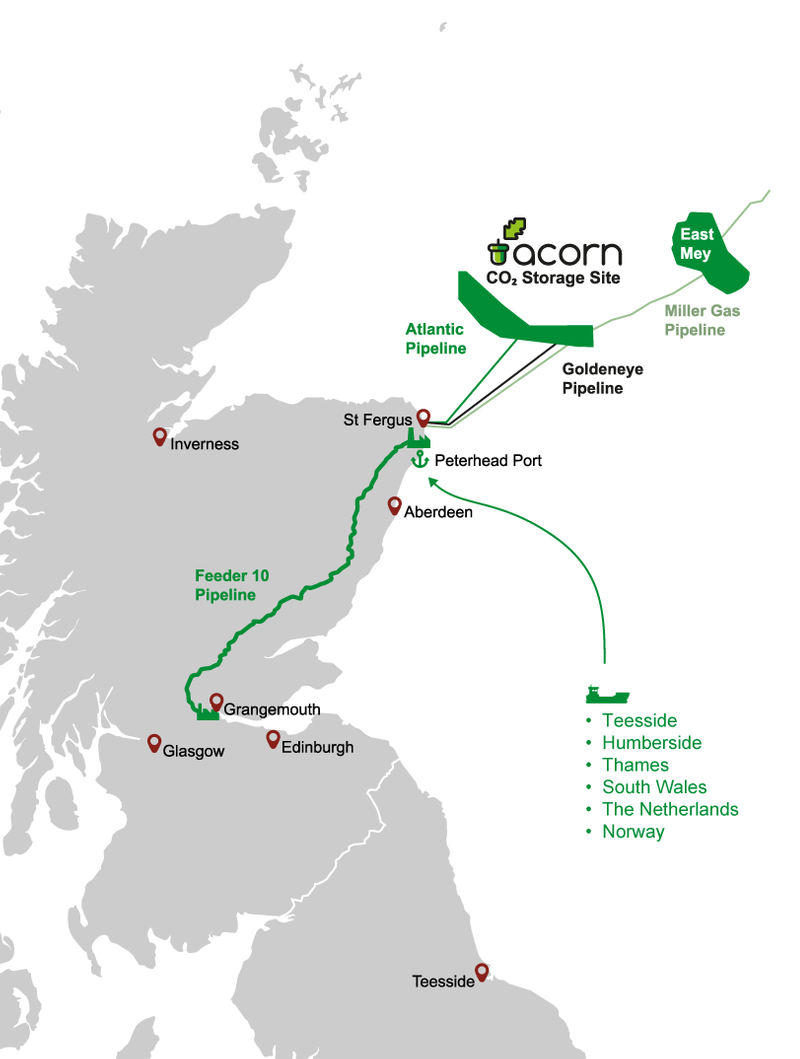 Shell Takes Technical Developer Role at Acorn CCS Project