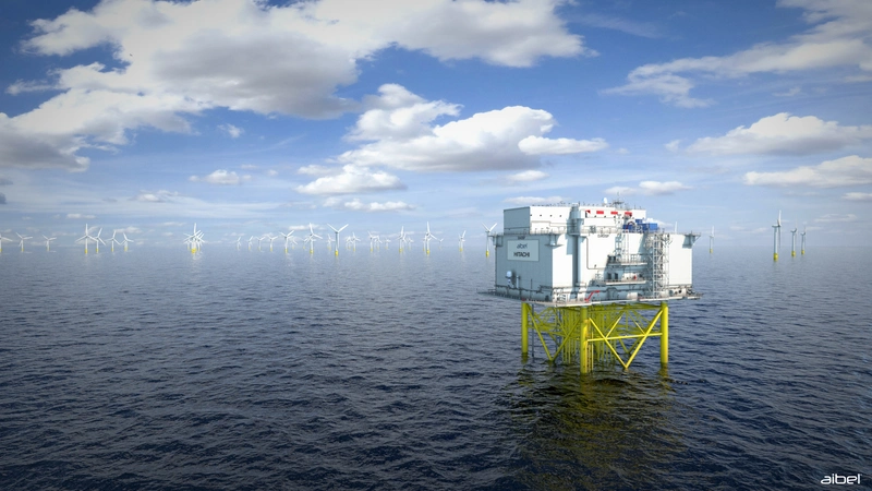 Dogger Bank A Sets Sail Giant Offshore Wind Farm Takes Another Step   Credit Aibel 139581 